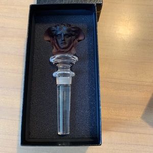 Rosenthal Versace Lumiere Ameth Bottle Stopper